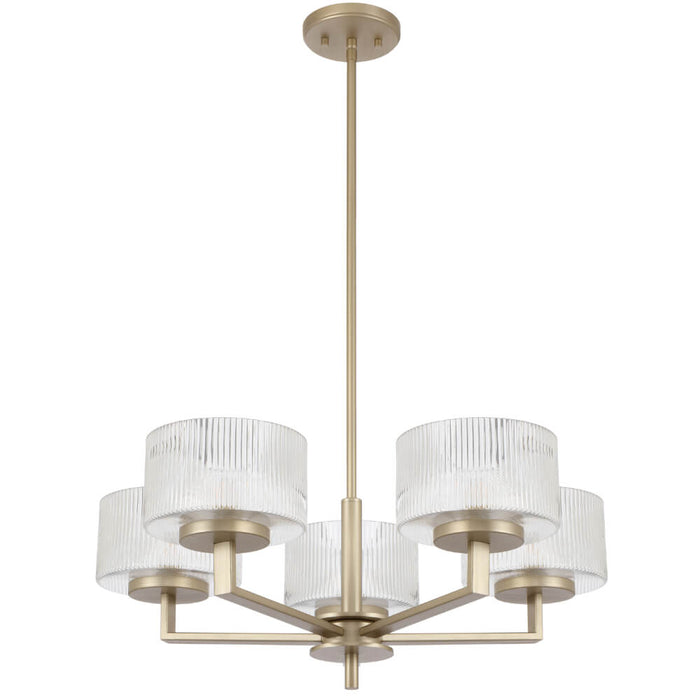 MORENO: Glass Pendant Light (Available in Black, Antique Gold, and Antique Silver | 3 Light, 5 Light and 8 Light)