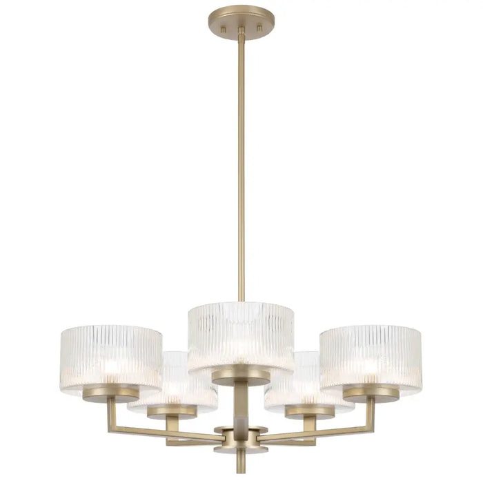 MORENO: Glass Pendant Light (Available in Black, Antique Gold, and Antique Silver | 3 Light, 5 Light and 8 Light)