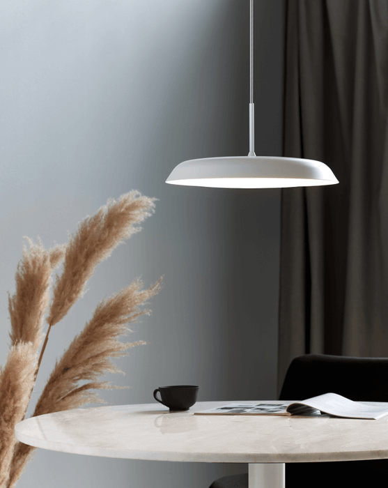 PISO White Metal LED Pendant Light