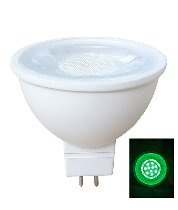 5W MR16 Coloured LED Globes (Avail in Blue, Green & Red)