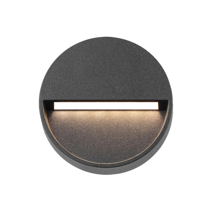 MUSAN: Black Exterior Step LED Wall Light (Available in Square & Round)