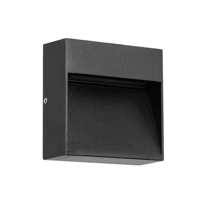 MUSAN: Black Exterior Step LED Wall Light (Available in Square & Round)