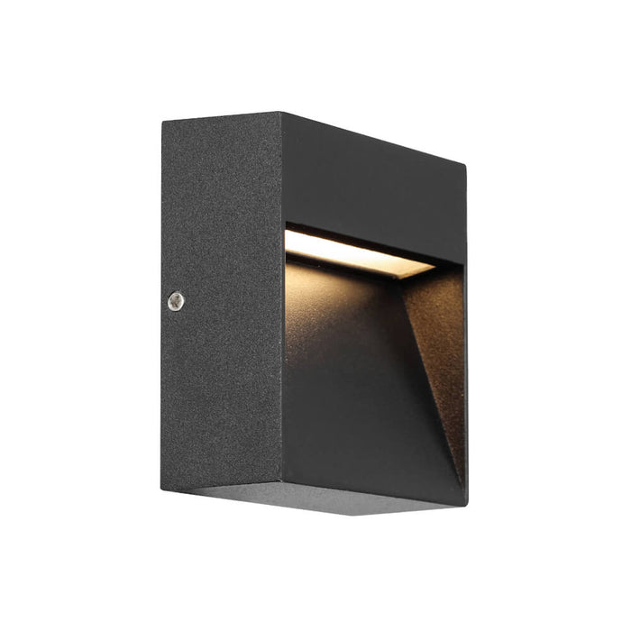 MUSAN: Black Exterior Step LED Wall Light (Available in Square & Round)