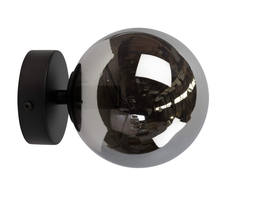 MIAMI A1: Round Glass Wall Light (Available in Gold Opal, Gold Amber, Black Opal, Black Smoke & White Opal)