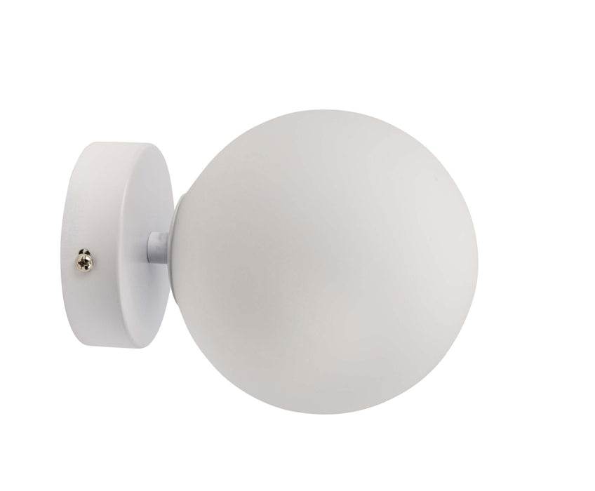 MIAMI A1: Round Glass Wall Light (Available in Gold Opal, Gold Amber, Black Opal, Black Smoke & White Opal)