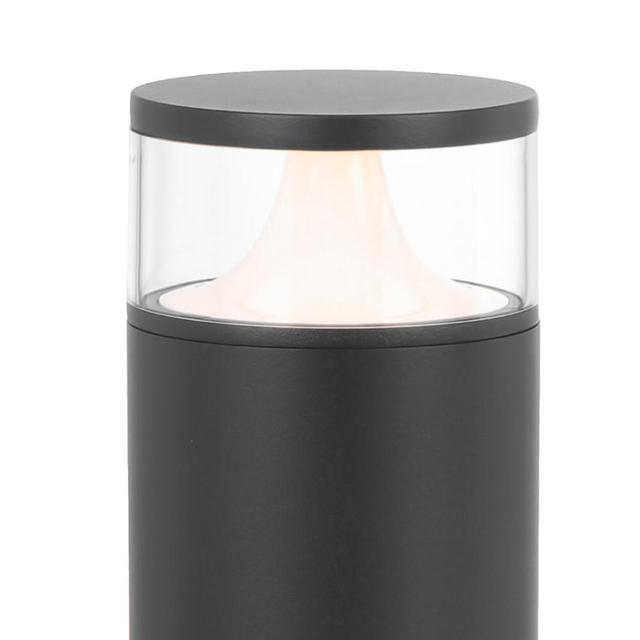 NORAL: Black Exterior LED Bollard Light