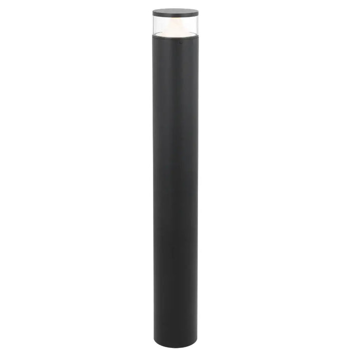 Telbix NORAL: Black Exterior LED Bollard Light