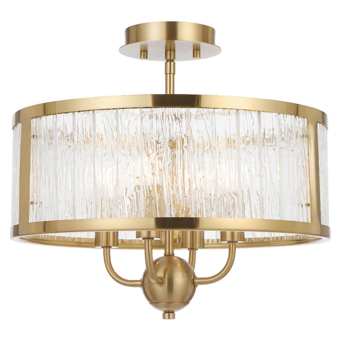 NOREL: 6 Light Drum Pendant Light (Available in Black, Nickel & Antique Gold, 4 & 6 Light)