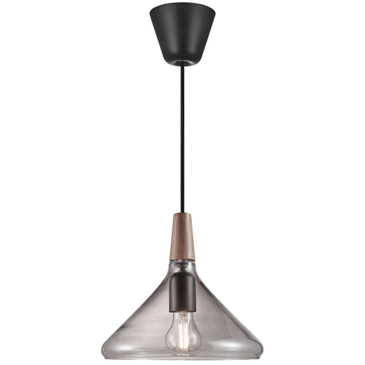 Nordlux NORI 27cm Metal Pendant Light (avail in Black, White, Copper, Smoked & Brushed Steel)