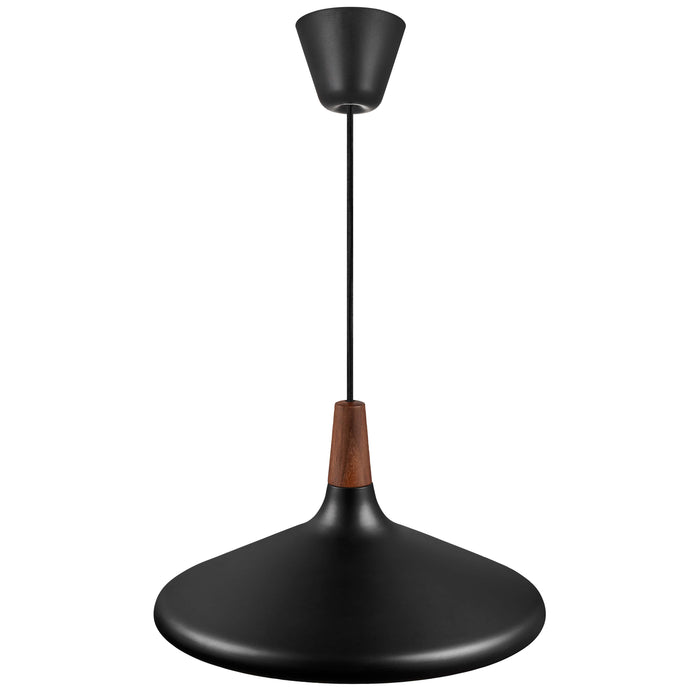 NORI 39cm Metal Pendant Light (avail in Black, White, Copper & Brushed Steel)