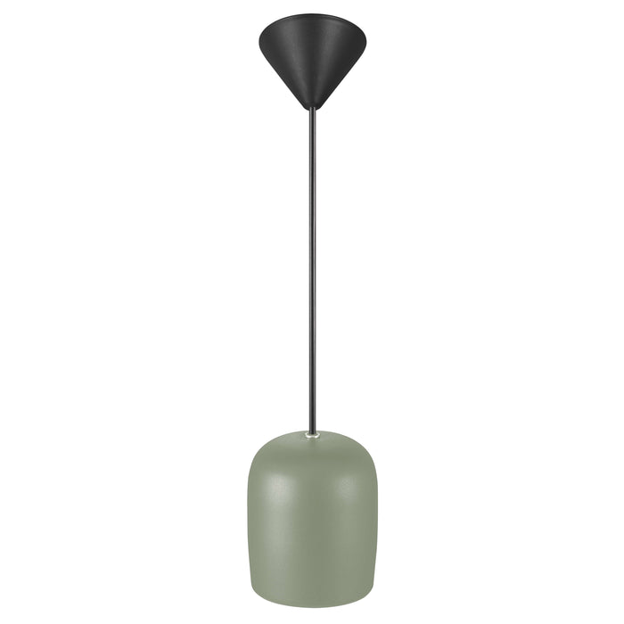 NOTTI 10cm Modern Metal Pendant Light (avail in Black, Grey, Green & Terracotta)