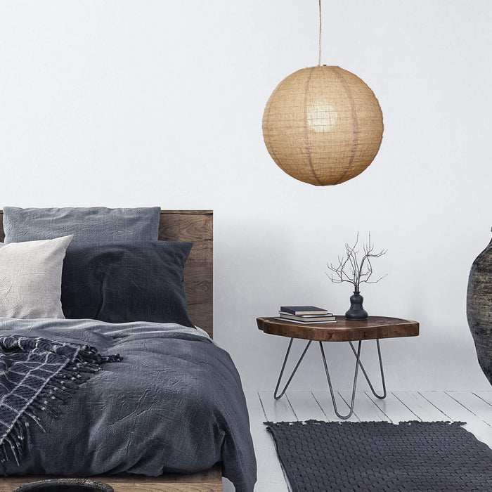 KANTO: Flax Round Linen Shade Only (Available in 40cm, 60cm & 80cm)