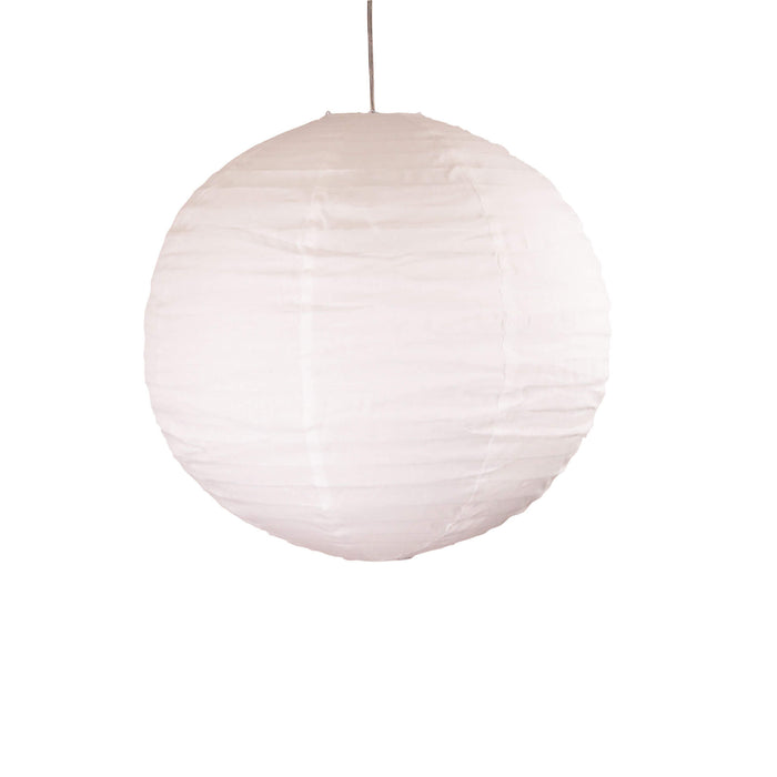 KANTO: White Round Linen Shade Only (Available in 40cm & 60cm)