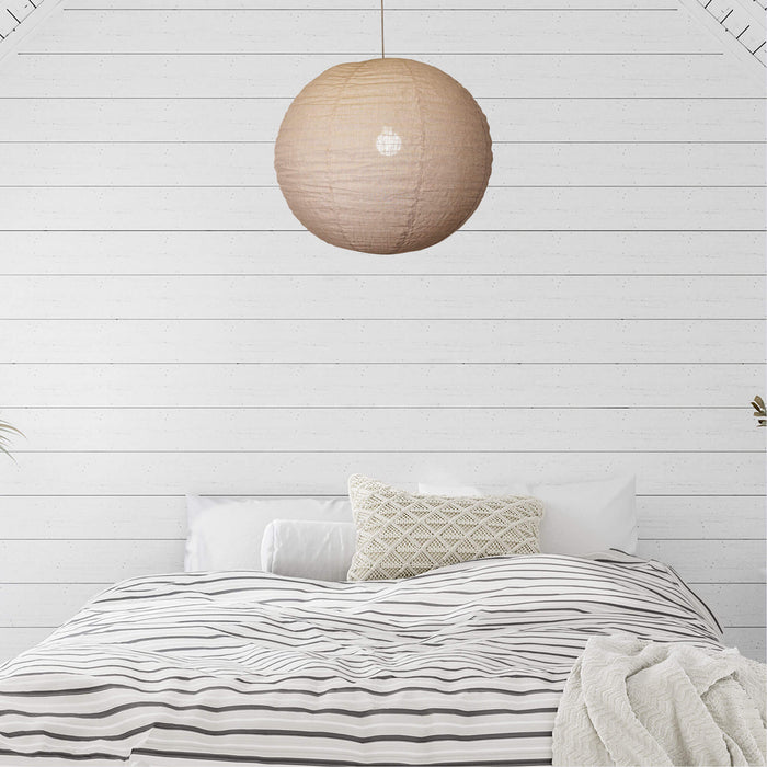 KANTO: Flax Round Linen Shade Only (Available in 40cm, 60cm & 80cm)