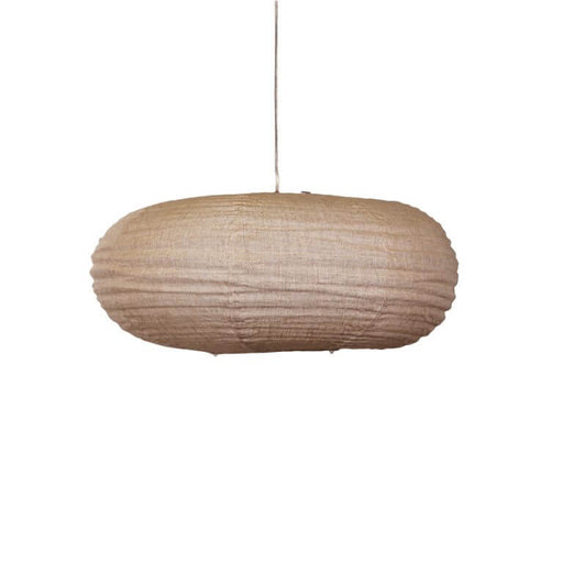 Oriel KANTO: Oval Linen Shade Only (Available in Flax & White)
