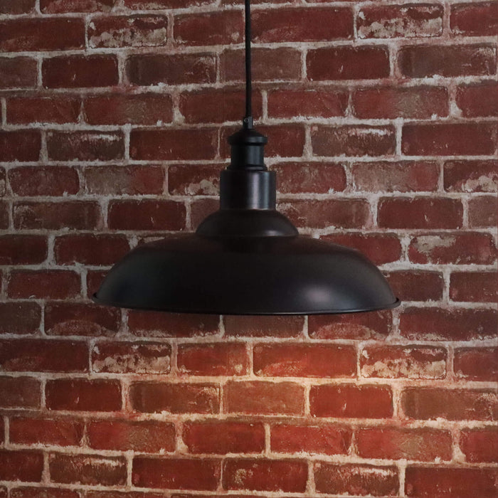 SLATER: Oil Rubbed Bronze 38cm Industrial Vintage Shade