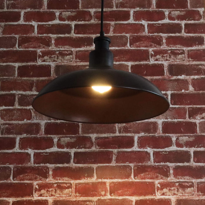 SLATER: Oil Rubbed Bronze 38cm Industrial Vintage Shade