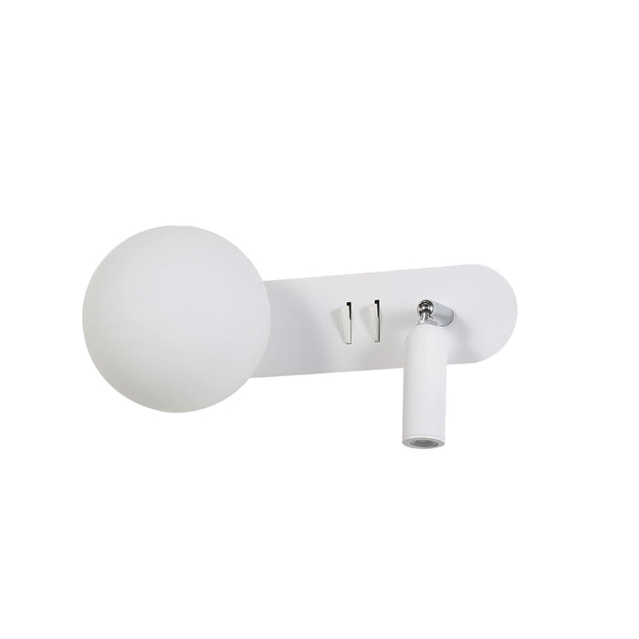 Oriel HARLOW: 2 in 1 Bedside Wall and Spot Light (Available in Black & White)