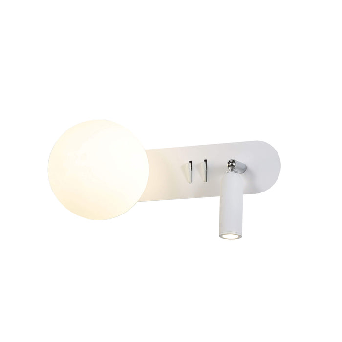 HARLOW: 2 in 1 Bedside Wall and Spot Light (Available in Black & White)