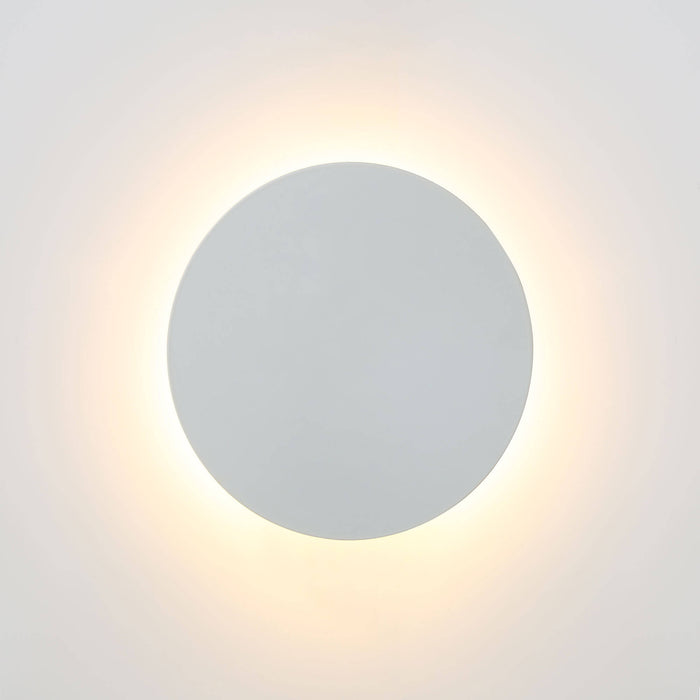 DOT: Tri-Colour LED Wall Light (Available in Black, White, Grey Marble, Green Marble, Scalloped Wood, Travertine and Natural Wood)