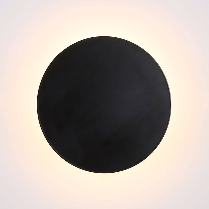 DOT: Tri-Colour LED Wall Light (Available in Black, White, Grey Marble, Green Marble, Scalloped Wood, Travertine and Natural Wood)