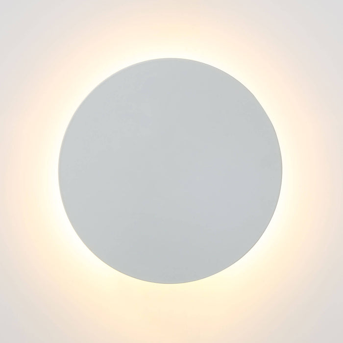 DOT: Tri-Colour LED Wall Light (Available in Black, White, Grey Marble, Green Marble, Scalloped Wood, Travertine and Natural Wood)