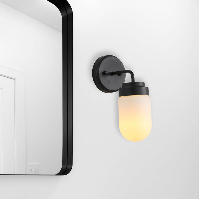 DUNBURN: Wall Sconce Vanity Wall Light (Available in Black, White & Satin Brass)