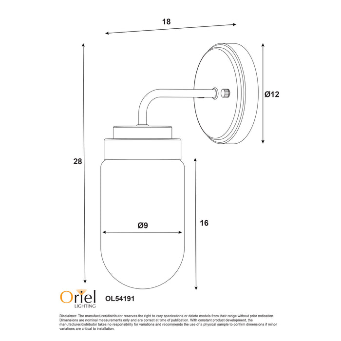 DUNBURN: Wall Sconce Vanity Wall Light (Available in Black, White & Satin Brass)