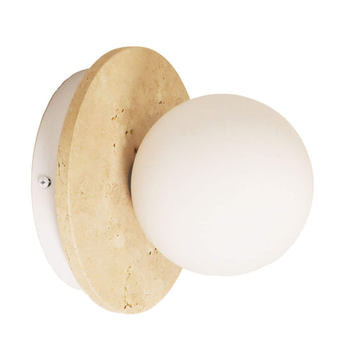 Oriel ELF: G9 Decorative Opal Glass Wall Light