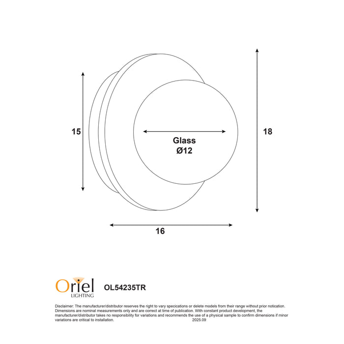 ELF: G9 Decorative Opal Glass Wall Light