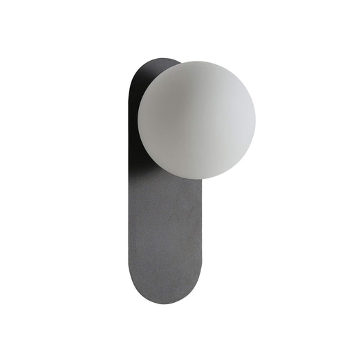 Oriel PING: Modern Minimalist Wall Light with Round Glass Diffusers (Available in Black, White & Satin Brass)