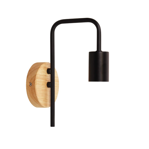 Oriel LANE: Real Timber Wall Light ( Available in Black, Satin Brass & White)