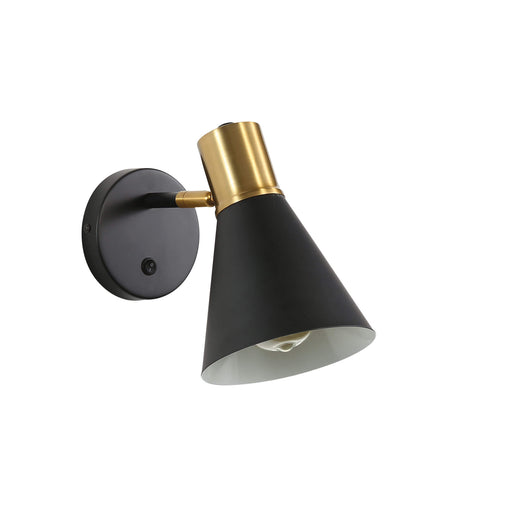 Oriel NORBERT: Black Adjustable Wall Light