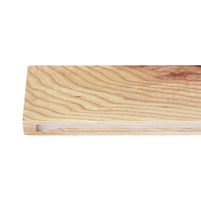 LANGTOFT: Ash Wood TriColour LED Pendant