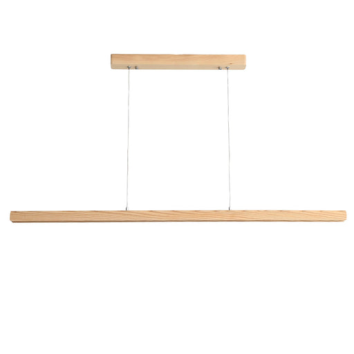 Oriel KERF.150: Ash Wood TriColour LED Linear Pendant Light