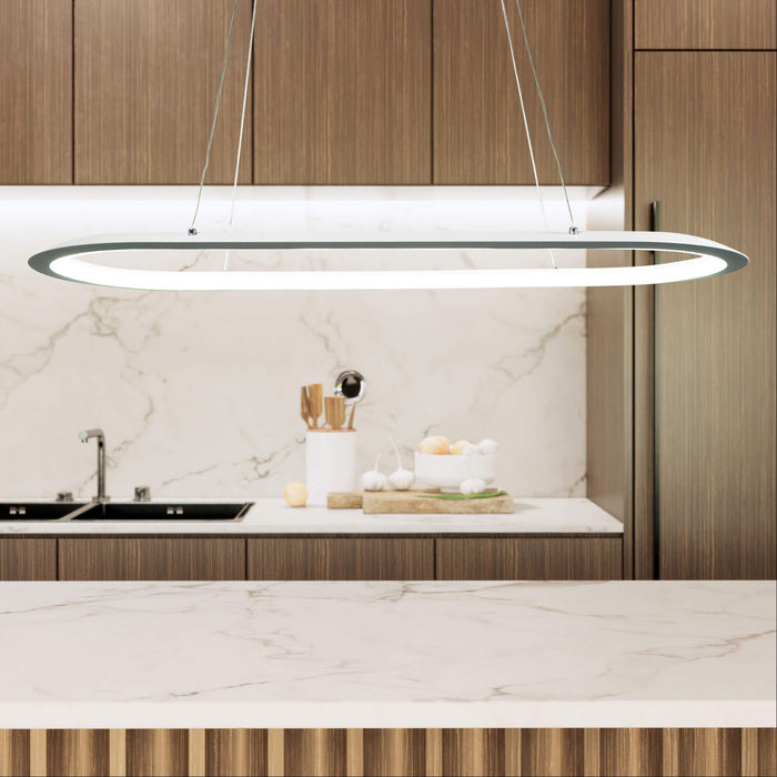 OVALE: CTS Dimmable LED Pendant (Available in Black & White)