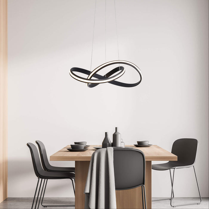 SPIRA: Dimmable CTS LED Pendant (Available in Black & White)