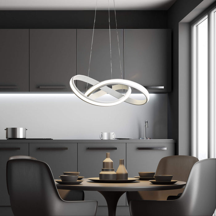 SPIRA: Dimmable CTS LED Pendant (Available in Black & White)