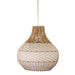 Oriel PALU: 45cm Cane Pendant Shade Only