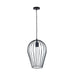 Oriel OLAM: 1 Light Black Caged Pendant Light