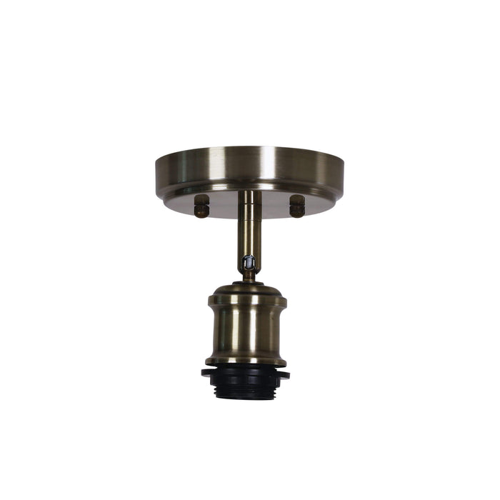 BRADWAY: E27 Ceiling and Wall Mount Only (Available in Antique Brass, Black & Chrome)