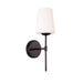 Oriel KINBURY: Metal Wall Light with Tapered Glass Shade( Available in Black & Satin Brass)