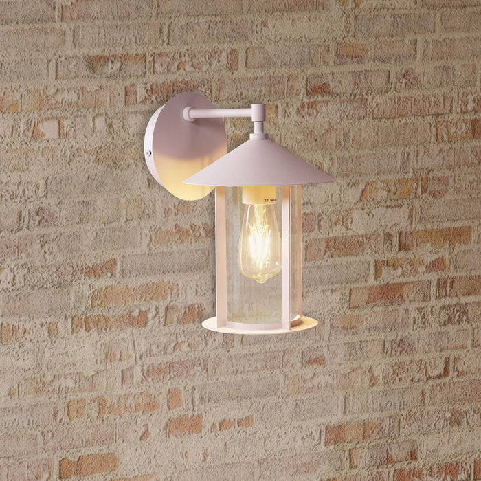 HOLFORD: IP44 Outdoor Wall Light (Available in Black & White)