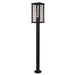 Oriel PANDORA: Black Aluminium Head Bollard Light