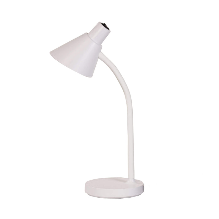 MACCA: LED Desk Lamp with Flexible Goose-neck (Available in White and Black)