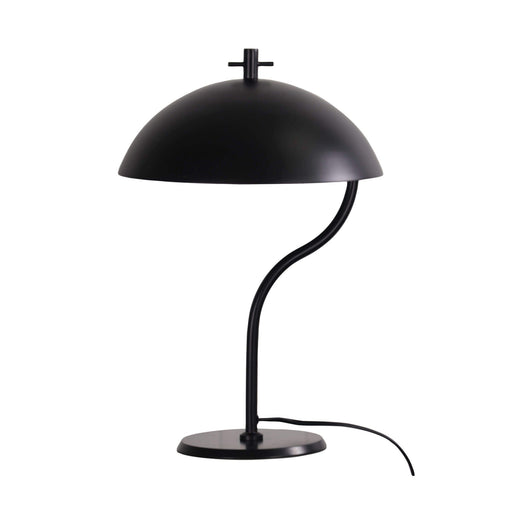 Oriel MERTON: Black Metal Dome Table Lamp