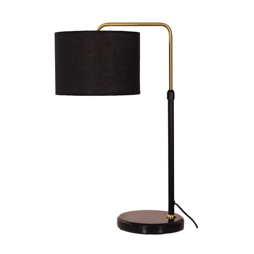 Oriel MYRA: Black Height Adjustable Table Lamp