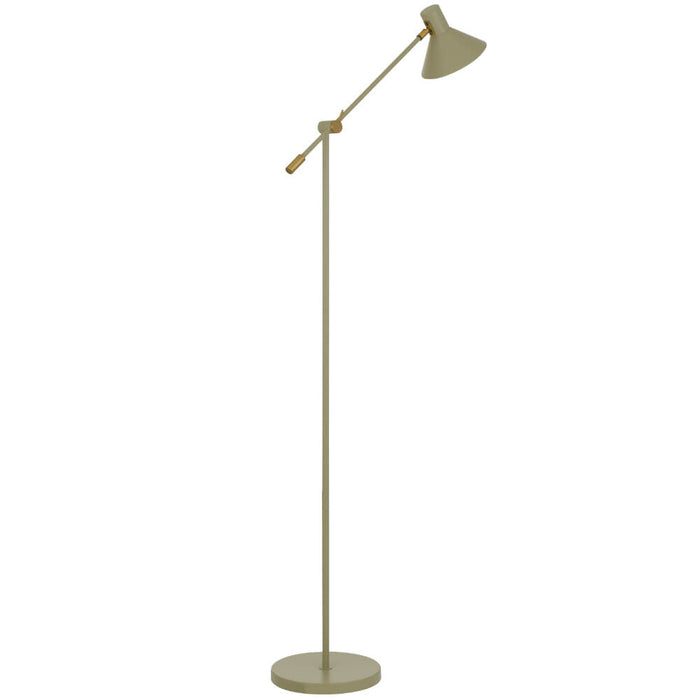 OLAV: Metal Floor Lamp with Adjustable Shades (Available in Green, Black, Orange & Beige)