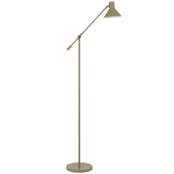 OLAV: Metal Floor Lamp with Adjustable Shades (Available in Green, Black, Orange & Beige)