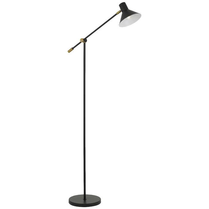 OLAV: Metal Floor Lamp with Adjustable Shades (Available in Green, Black, Orange & Beige)